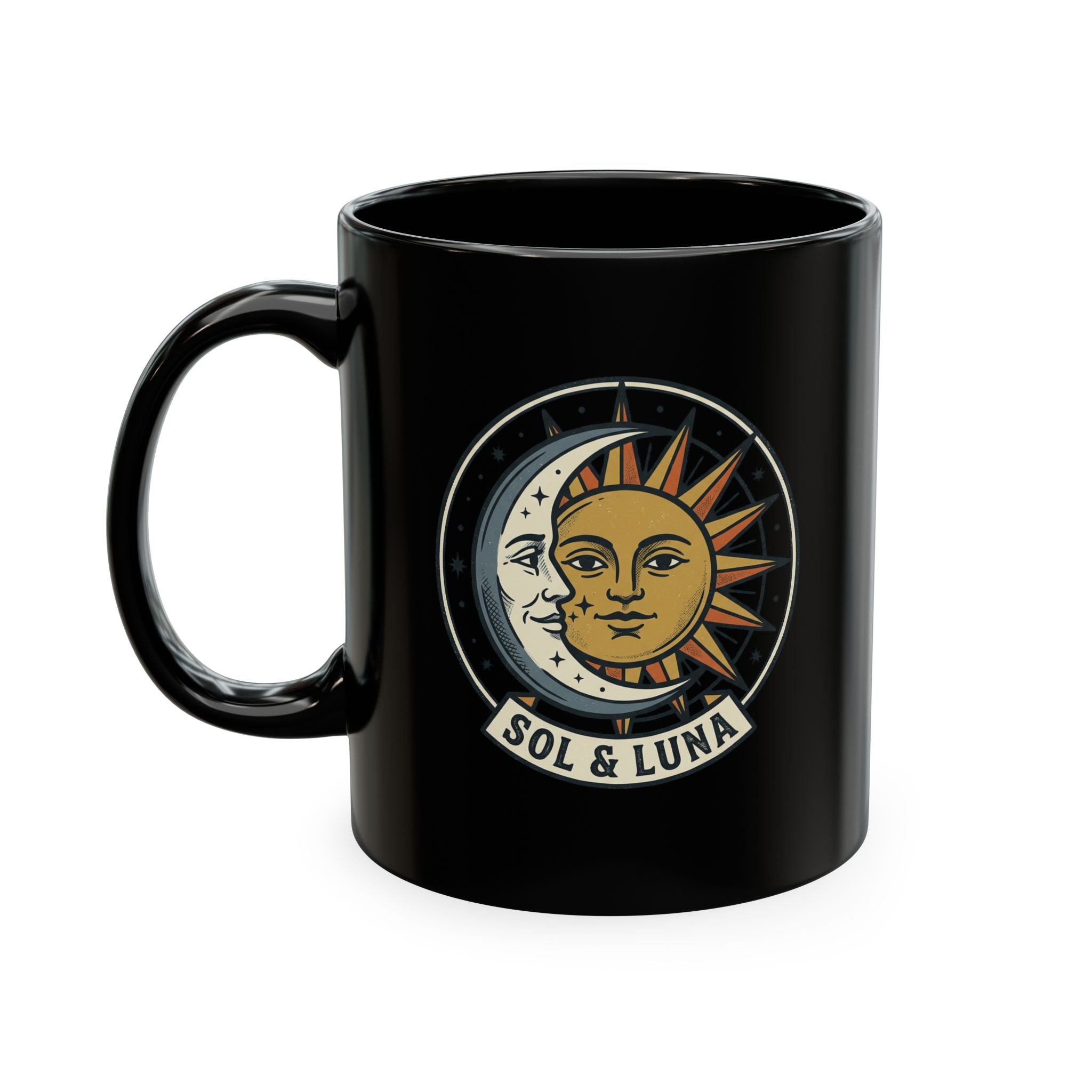 Sol y Luna sun and moon mug | Ceramic Mug, Astrological Design