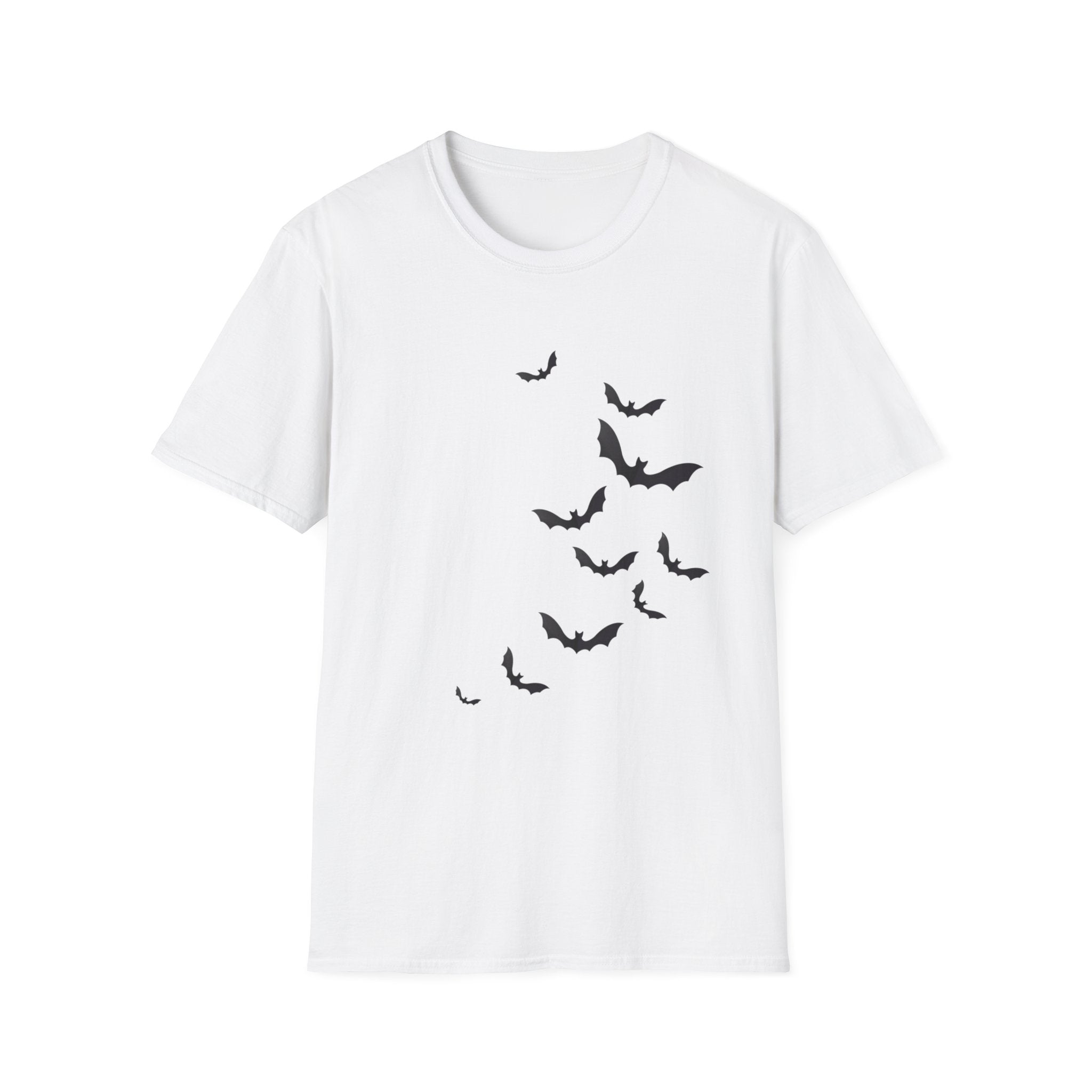 Bat Flock Graphic T-Shirt — Minimal Halloween Tee