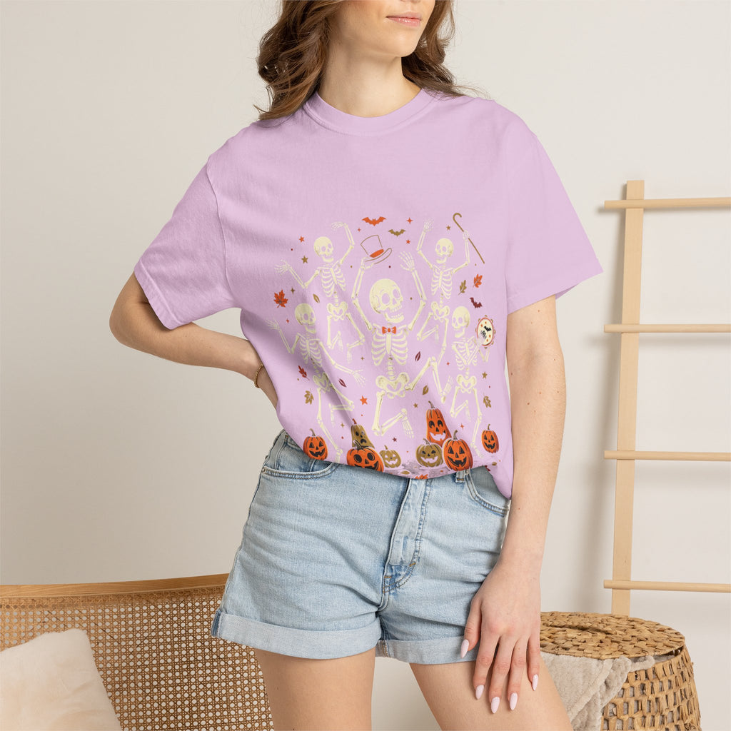 Halloween Pumpkins & Ghosts T-Shirt — Haunted Fall Graphic Tee