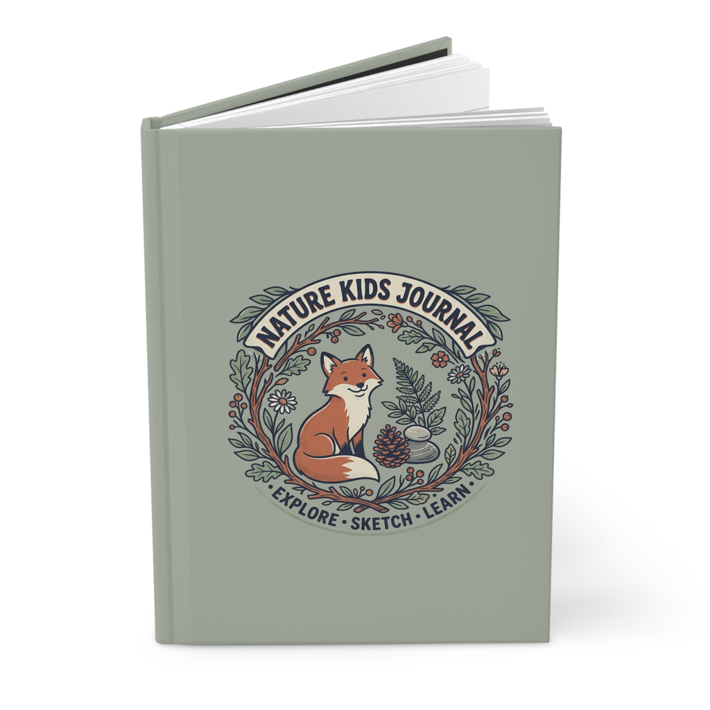 Nature Kids Journal Hardcover Journal | Fox, Pinecone, Floral Explorer Sketch Learn