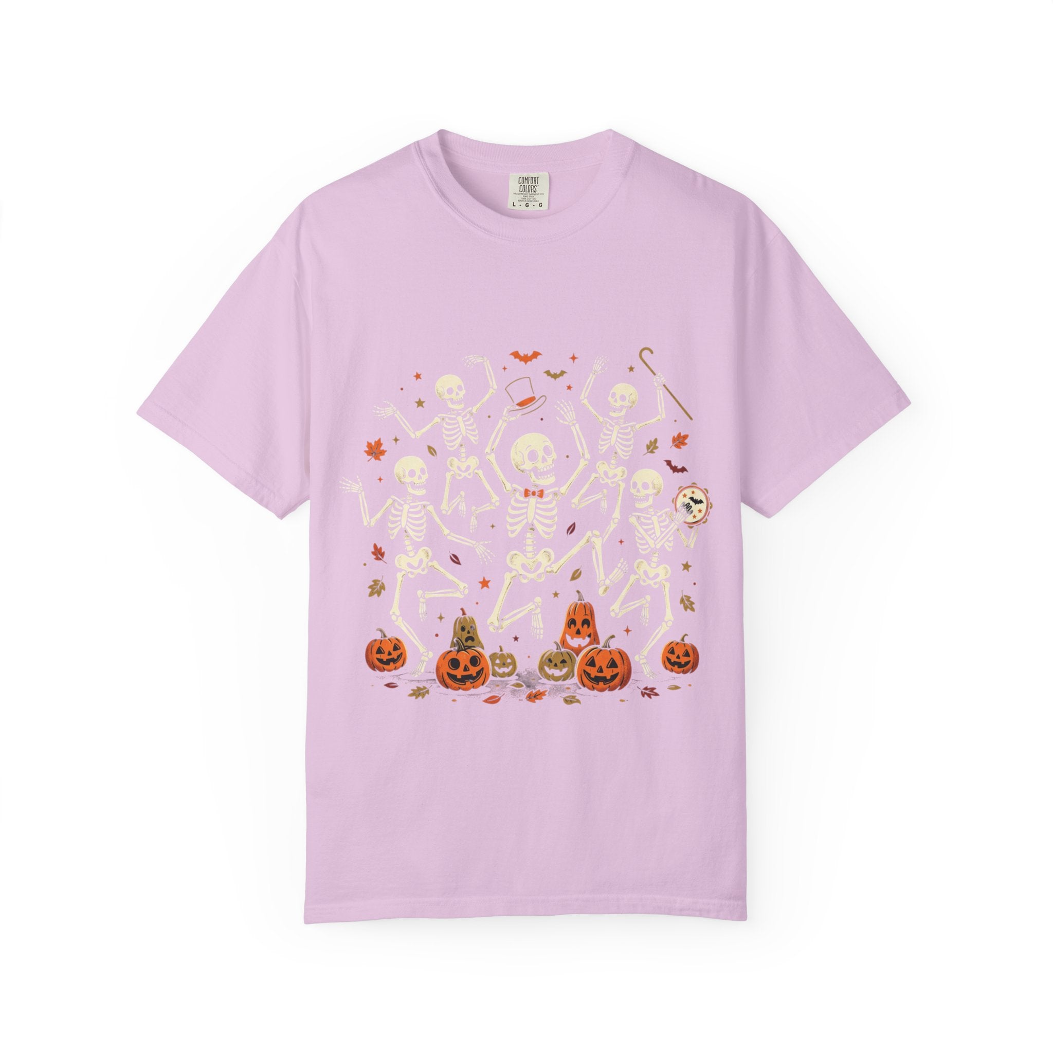Halloween Pumpkins & Ghosts T-Shirt — Haunted Fall Graphic Tee