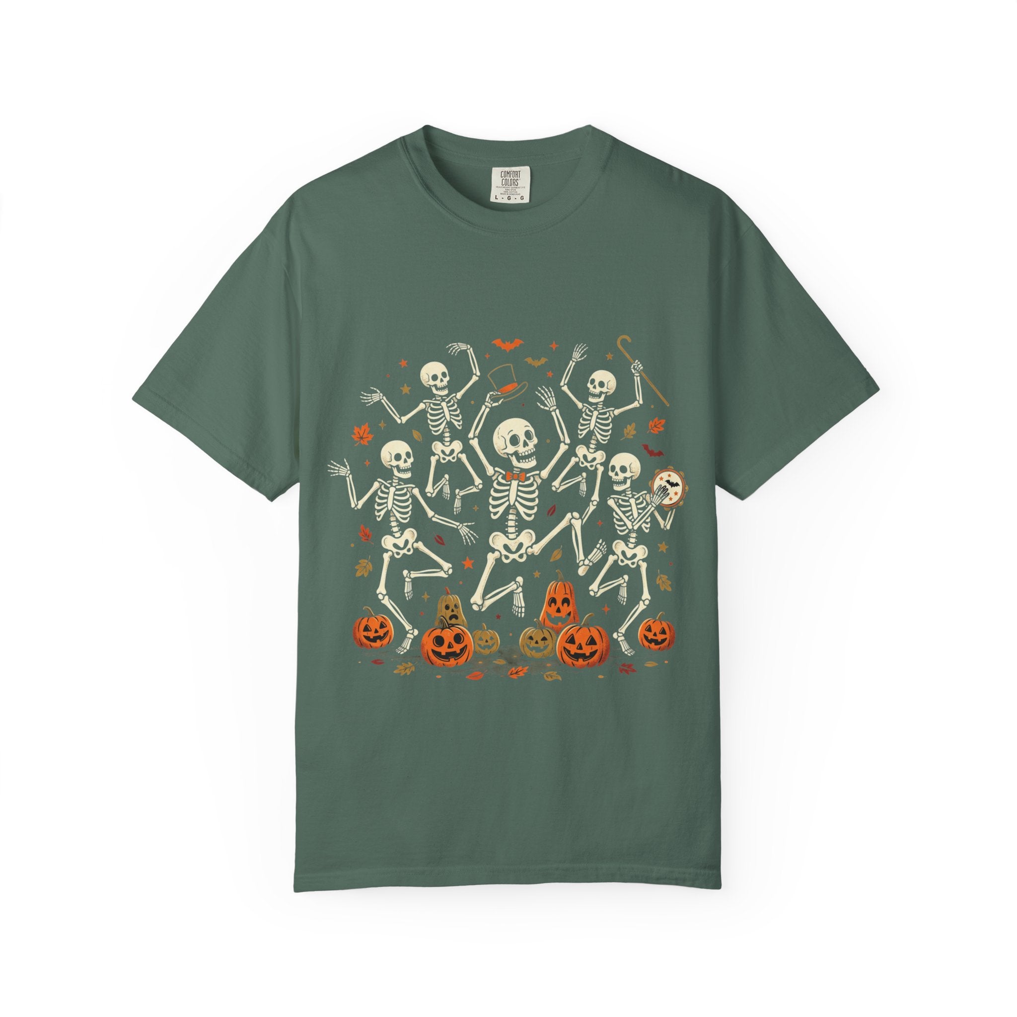 Halloween Pumpkins & Ghosts T-Shirt — Haunted Fall Graphic Tee