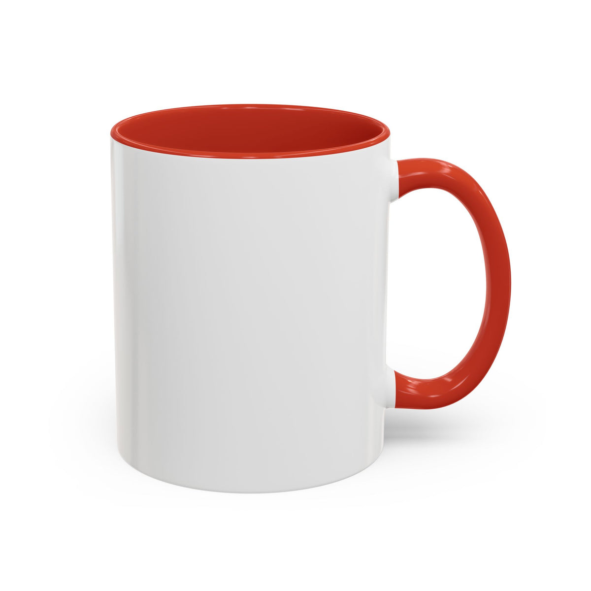 Black Accent Coffee Mug – Minimalist Bold Text Design