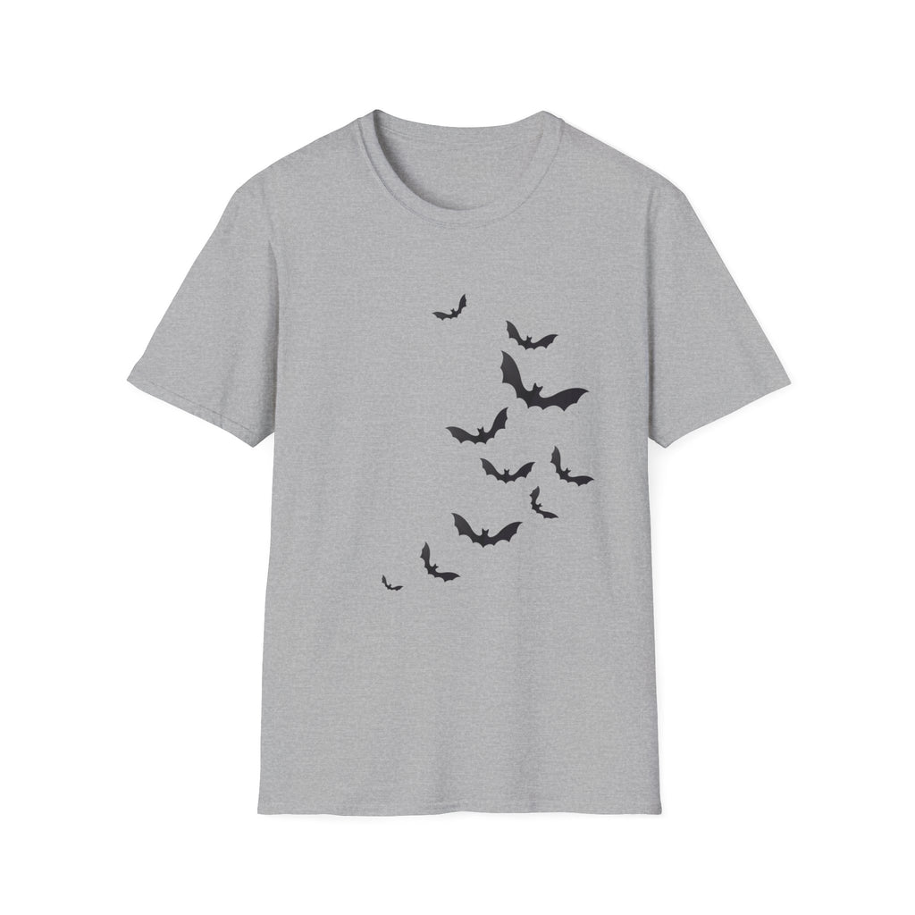 Bat Flock Graphic T-Shirt — Minimal Halloween Tee