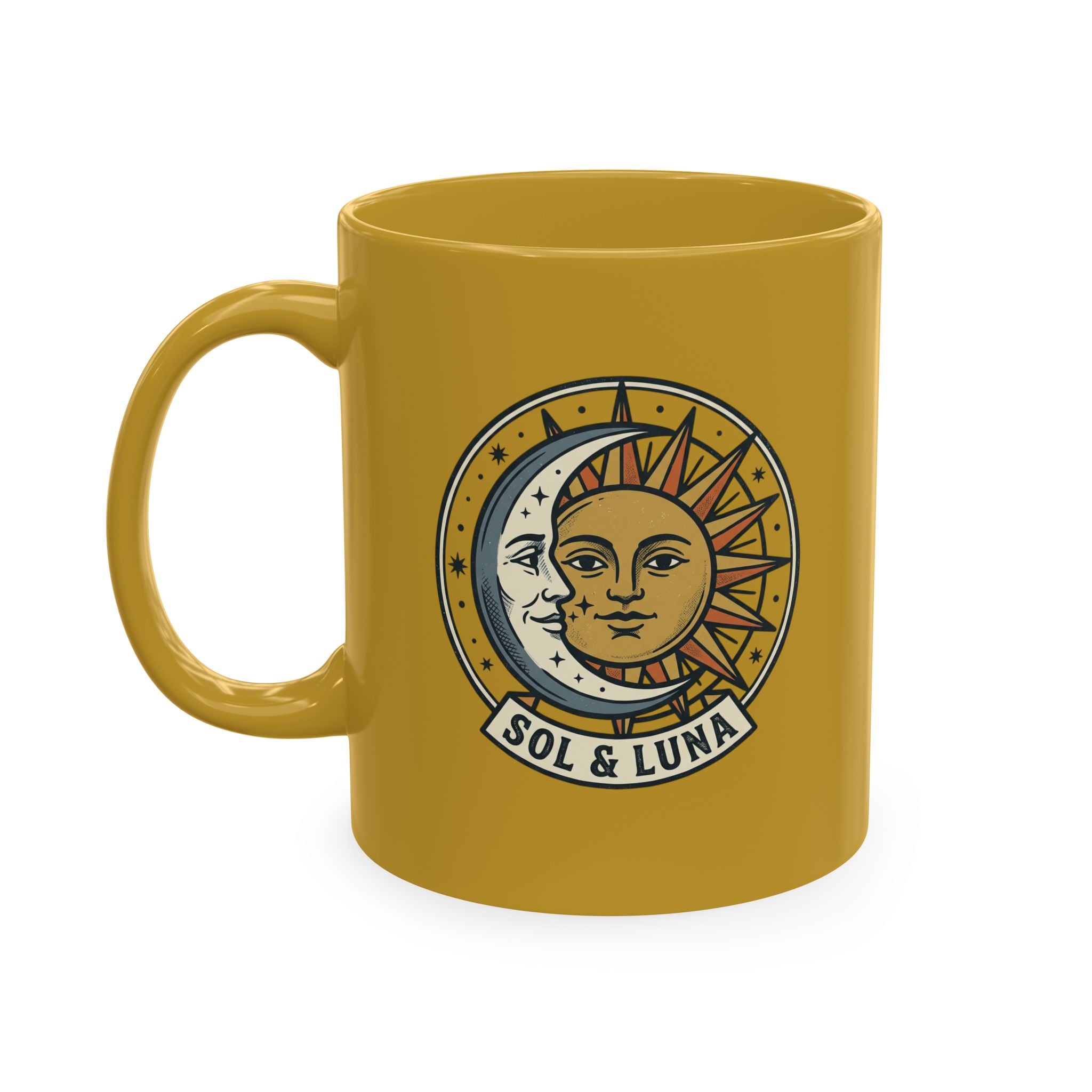 Sol y Luna sun and moon mug | Ceramic Mug, Astrological Design