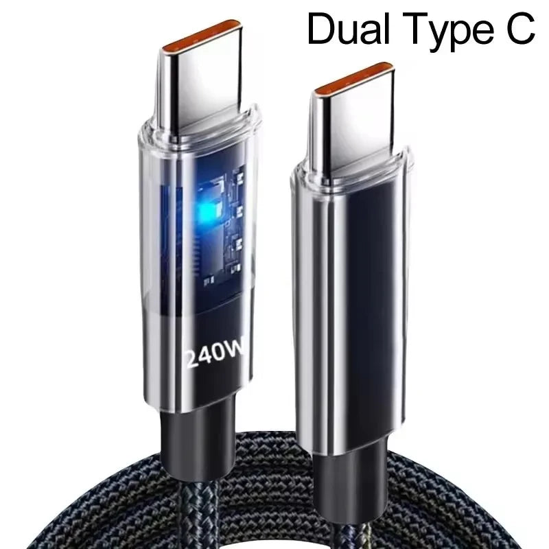 Nylon USB Type C Fast Charging Cable
