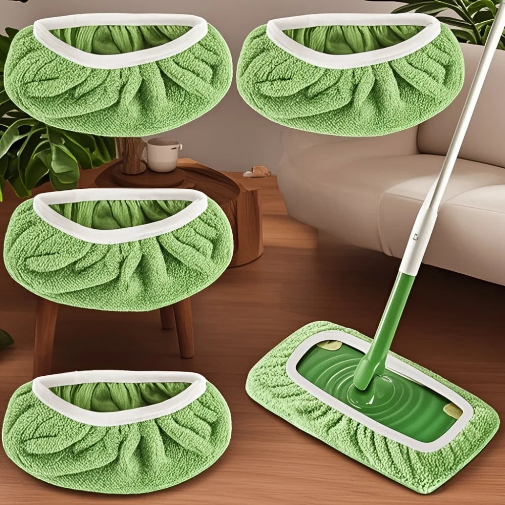 Reusable Microfiber Mop Pad Set