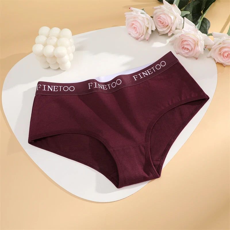 Cotton Letter Belt Briefs