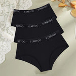 Cotton Letter Belt Briefs