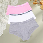 Cotton Letter Belt Briefs