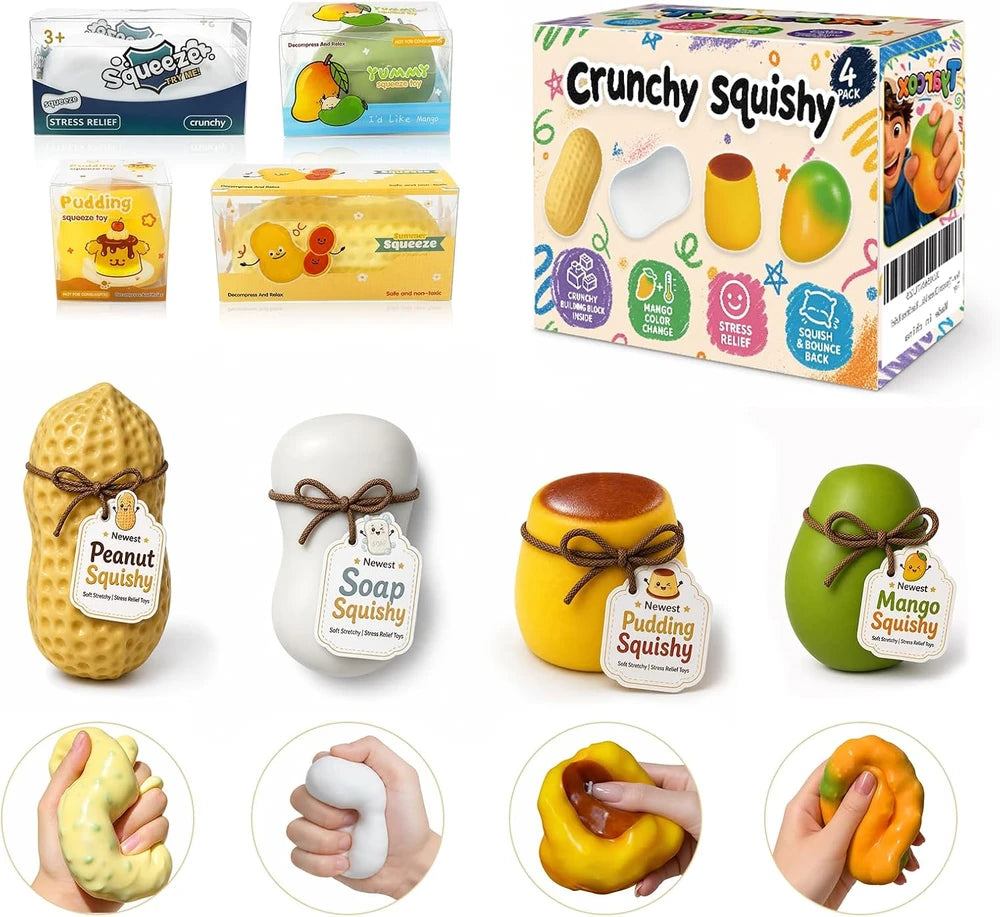 Crunchy Squishy Stress Ball Set