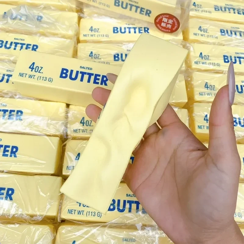Cheese Shape Squishy Fidget Toy