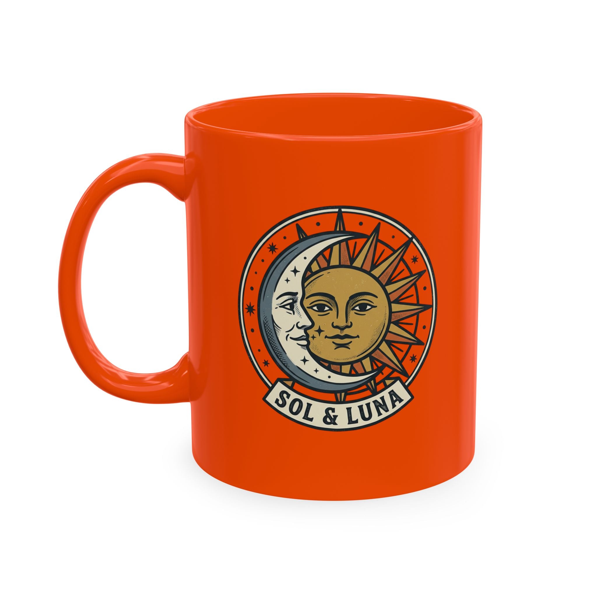 Sol y Luna sun and moon mug | Ceramic Mug, Astrological Design
