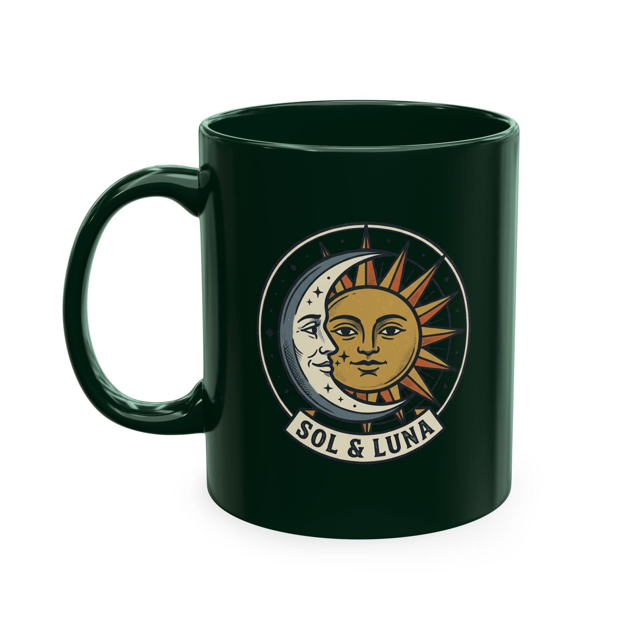 Sol y Luna sun and moon mug | Ceramic Mug, Astrological Design