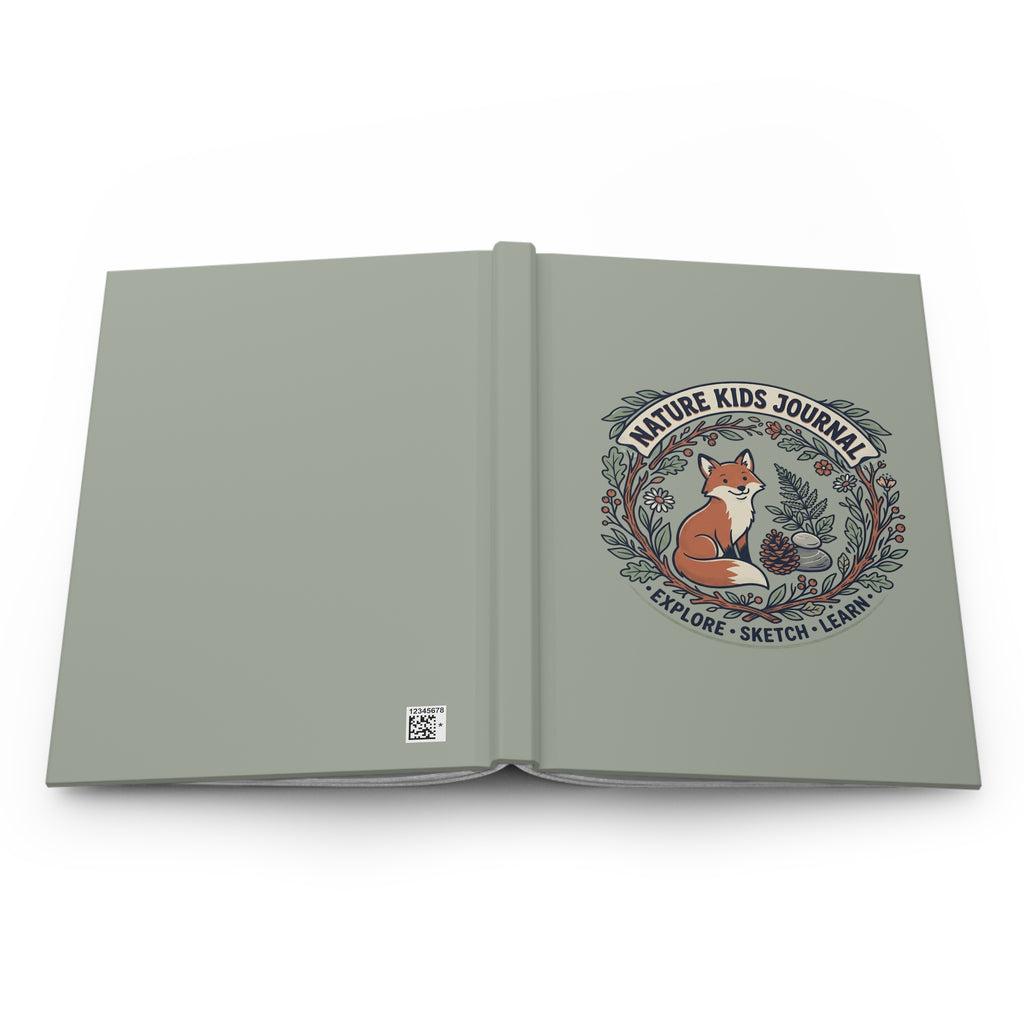 Nature Kids Journal Hardcover Journal | Fox, Pinecone, Floral Explorer Sketch Learn
