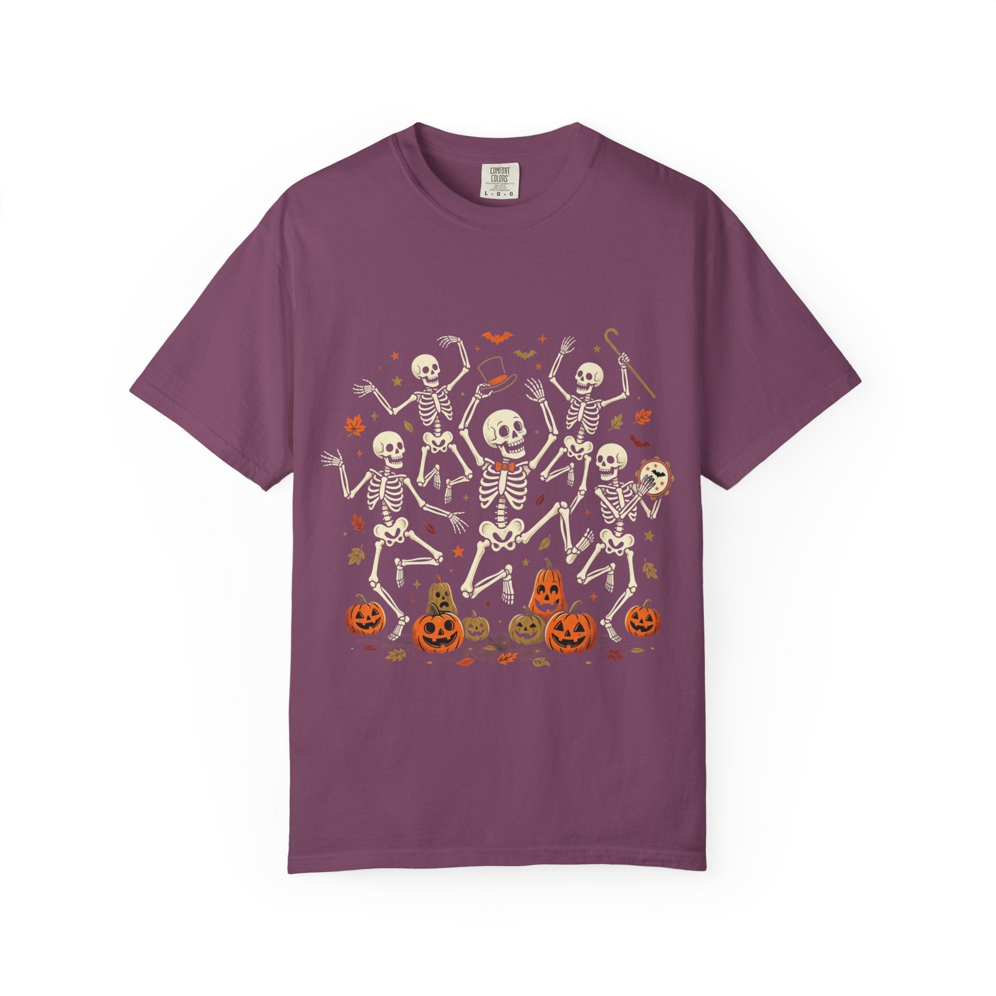 Halloween Pumpkins & Ghosts T-Shirt — Haunted Fall Graphic Tee