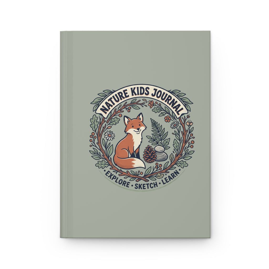 Nature Kids Journal Hardcover Journal | Fox, Pinecone, Floral Explorer Sketch Learn
