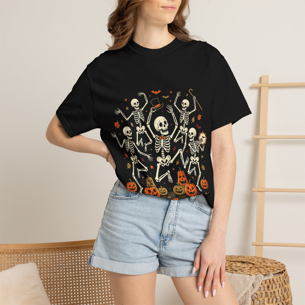Halloween Pumpkins & Ghosts T-Shirt — Haunted Fall Graphic Tee