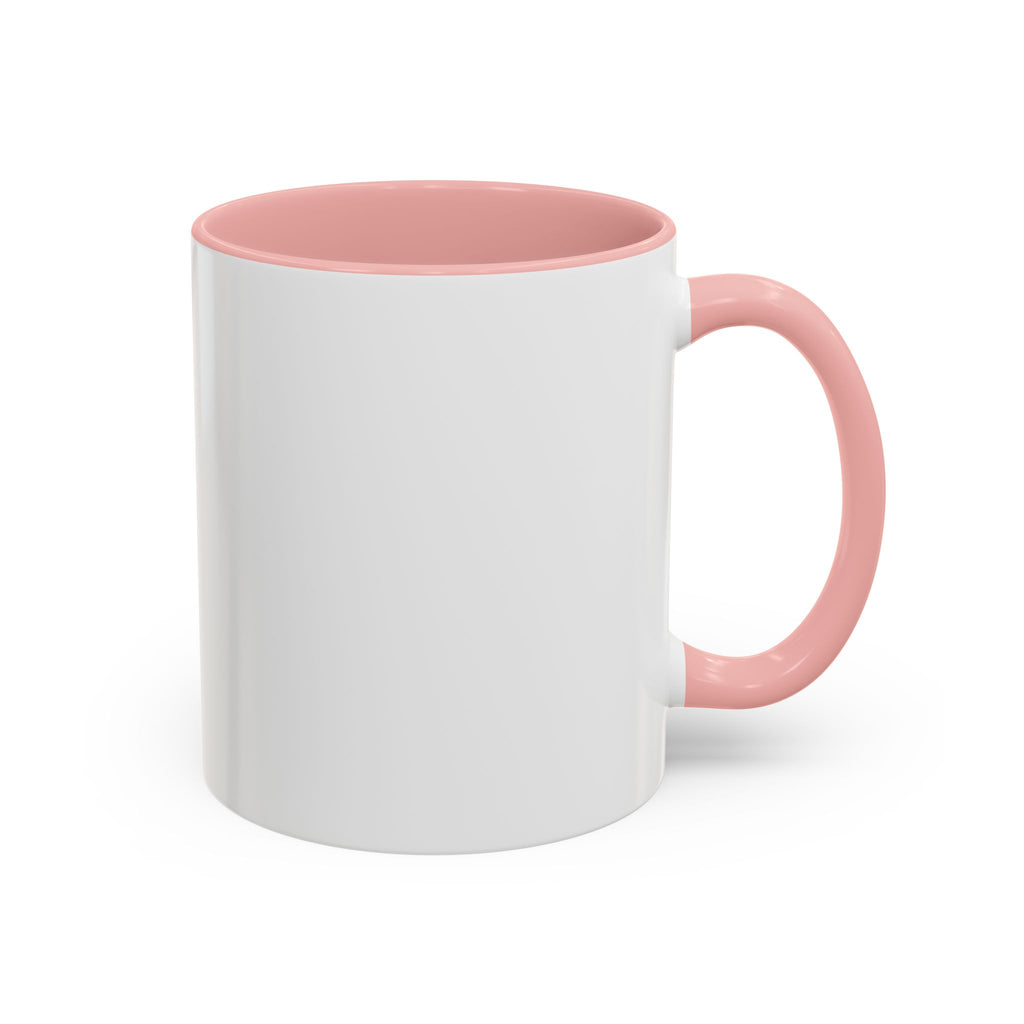 Black Accent Coffee Mug – Minimalist Bold Text Design